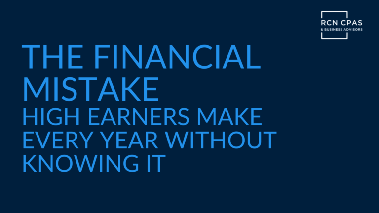 The Financial Mistake High Earners Make Every Year Without Knowing It